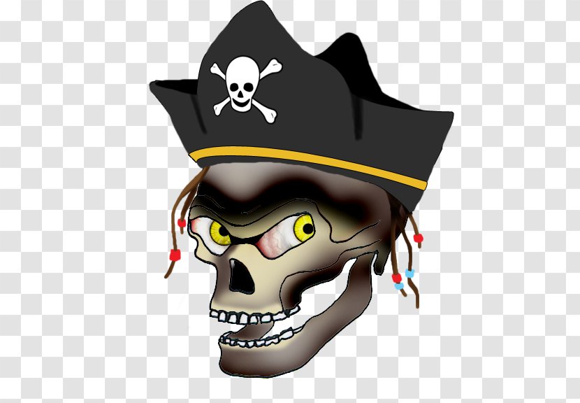 Skull & Bones Piracy Clip Art - Standard Test Image - Pirate Transparent PNG