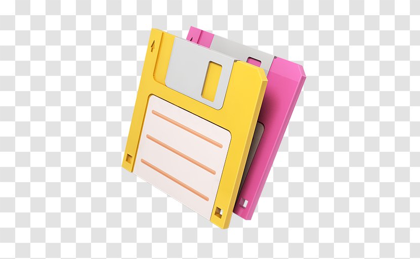 Wii Photographic Film Computer Network - Floppy Disk - Yellow Transparent PNG
