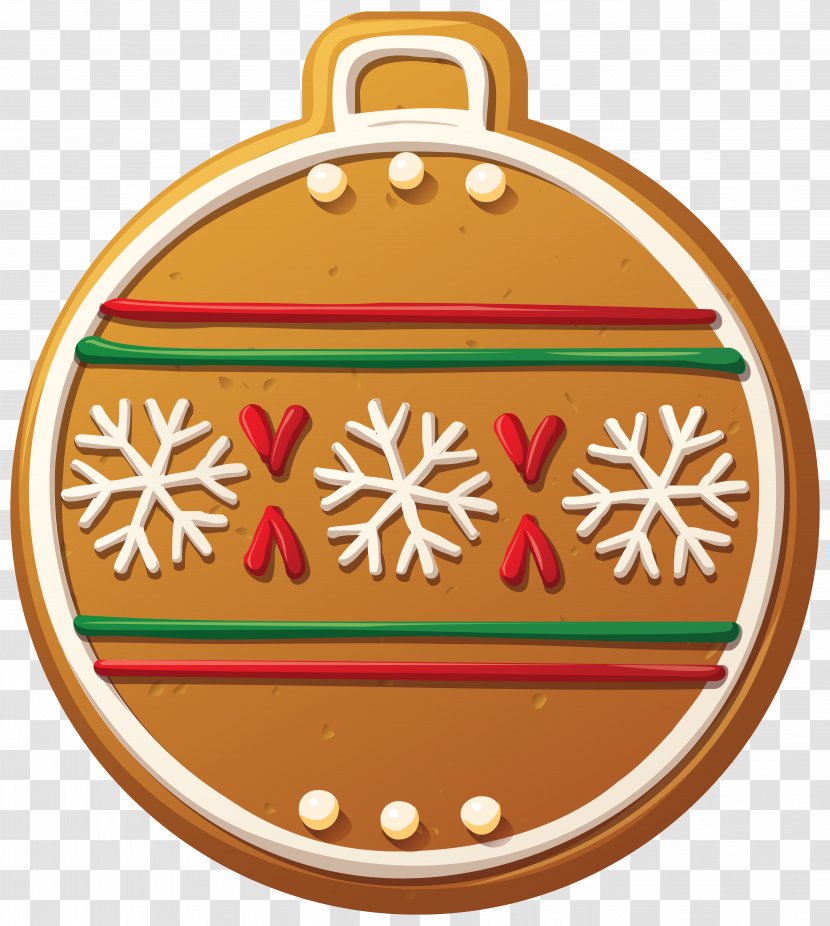 Christmas Ornament Decoration Clip Art - Gingerbread - Ball Clip-Art Image Transparent PNG