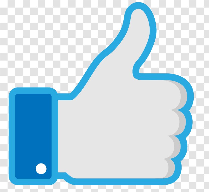 Facebook Like Button Thumb Signal Social Media Transparent PNG