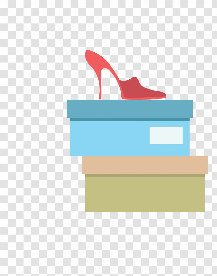 High-heeled Footwear Shoe - Highheeled - Vector Color Ladies High Heels Shoeboxes Transparent PNG