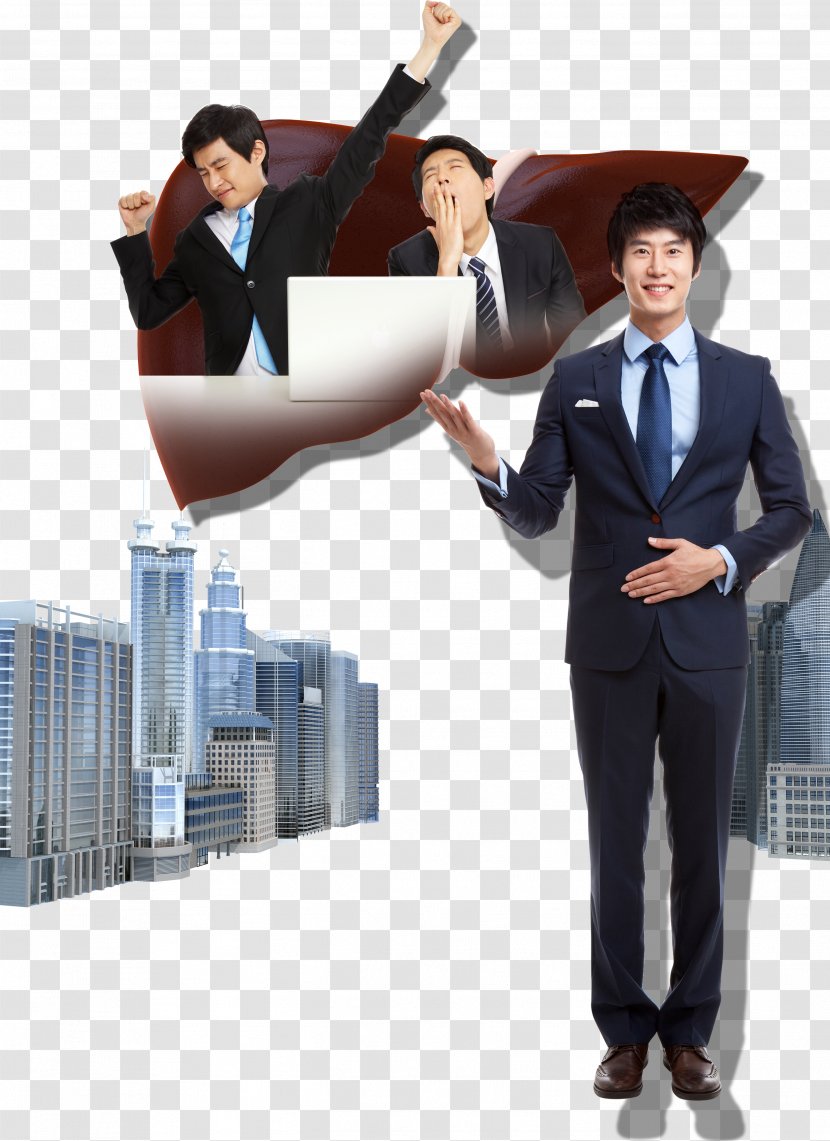 Download Businessperson - Outerwear - Lazy And Diligent Business Man Transparent PNG