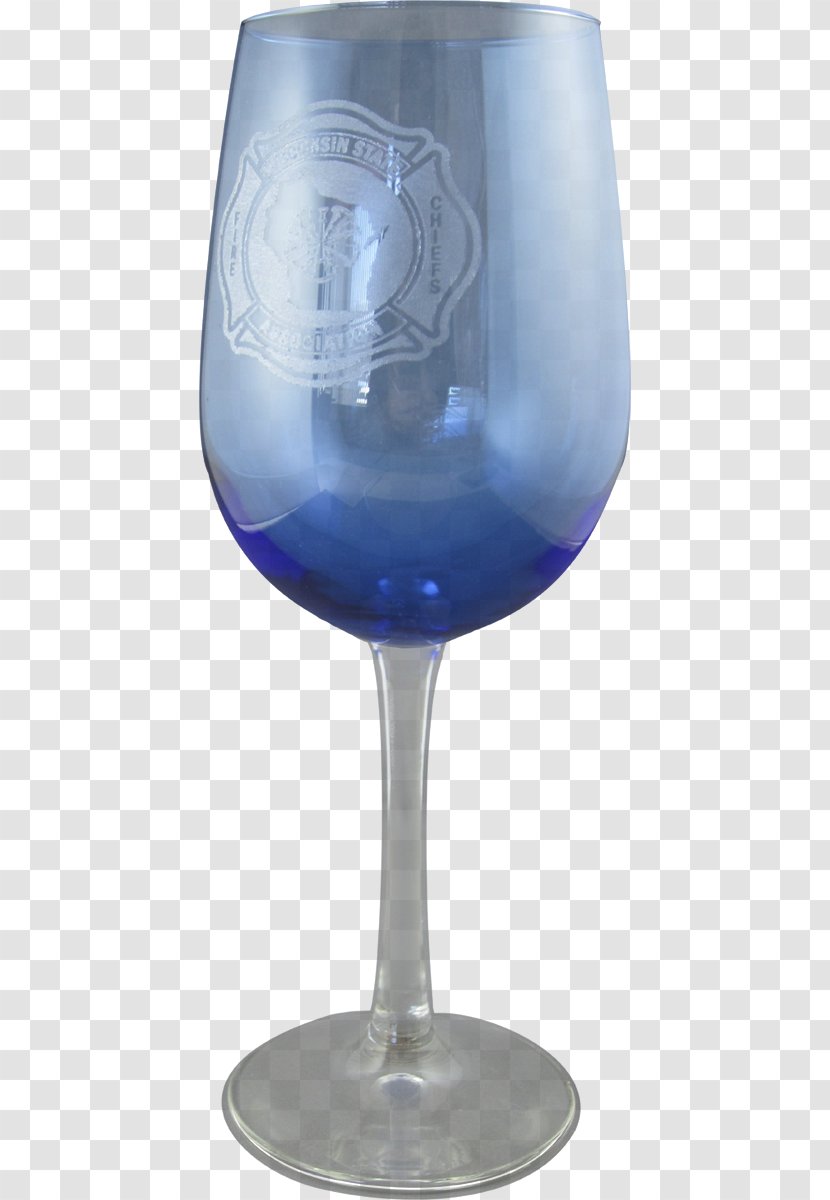 Wine Glass Champagne Snifter Cobalt Blue Beer Glasses - Drinkware - Fire Department Logo Insignia Transparent PNG