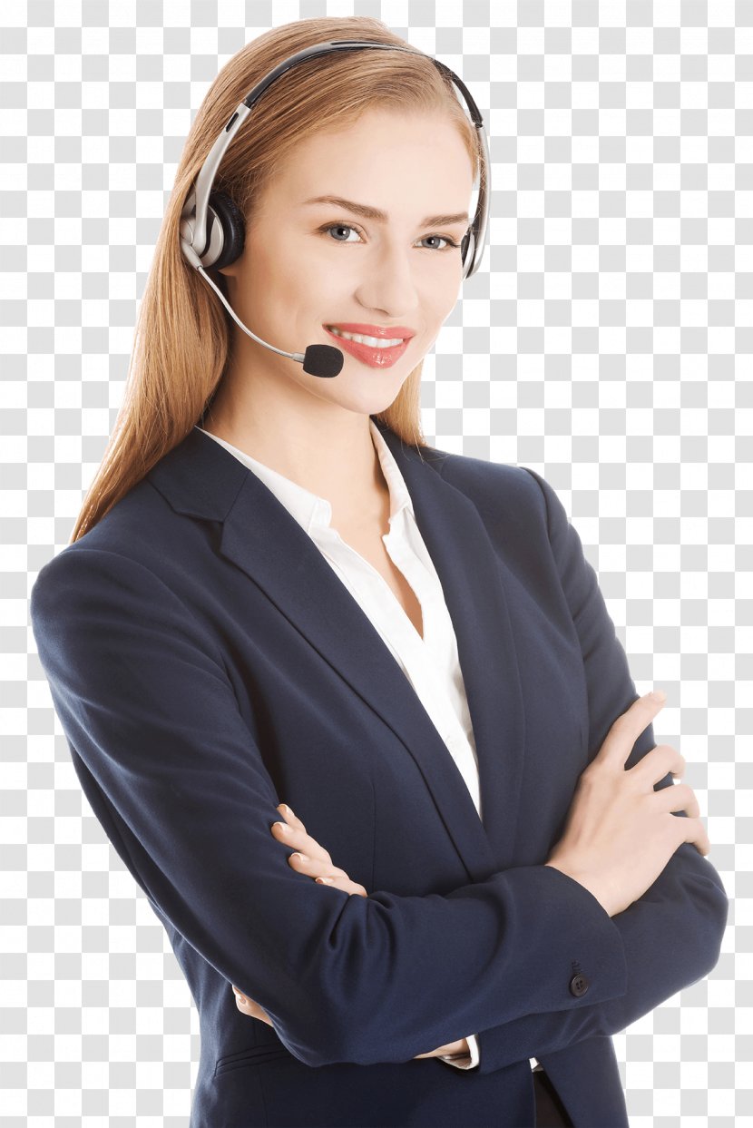 Stock Photography Call Centre Customer Service Headset Telephone - Headphones Transparent PNG