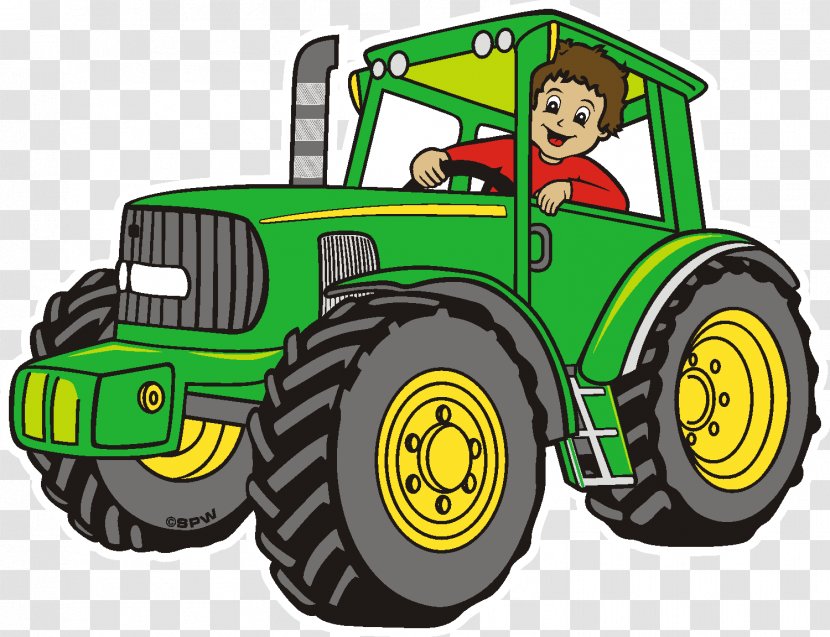 Johnny Tractor John Deere Agricultural Machinery Agriculture Transparent PNG