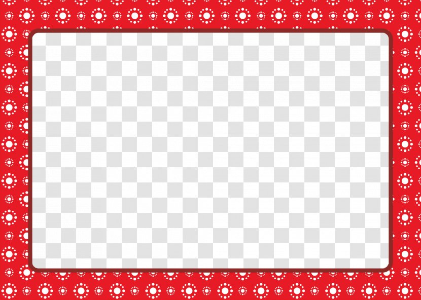 Santa Claus Christmas Card Greeting Lights - Rectangle - Fun Borders For Word Transparent PNG