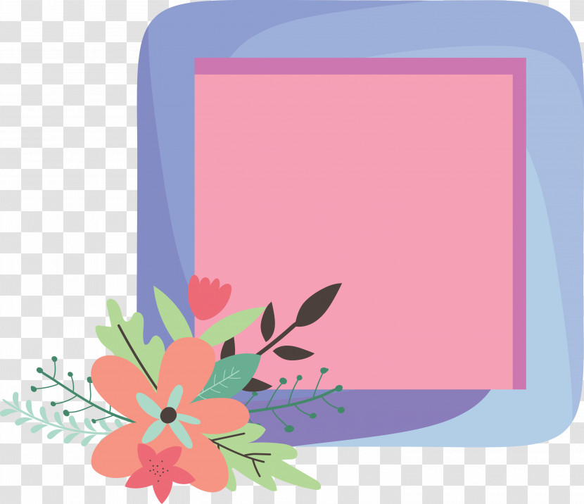 Flower Photo Frame Flower Frame Photo Frame Transparent PNG