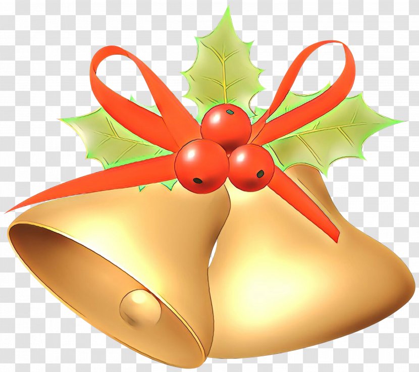 Christmas Ornament - Cartoon - Bell Holly Transparent PNG