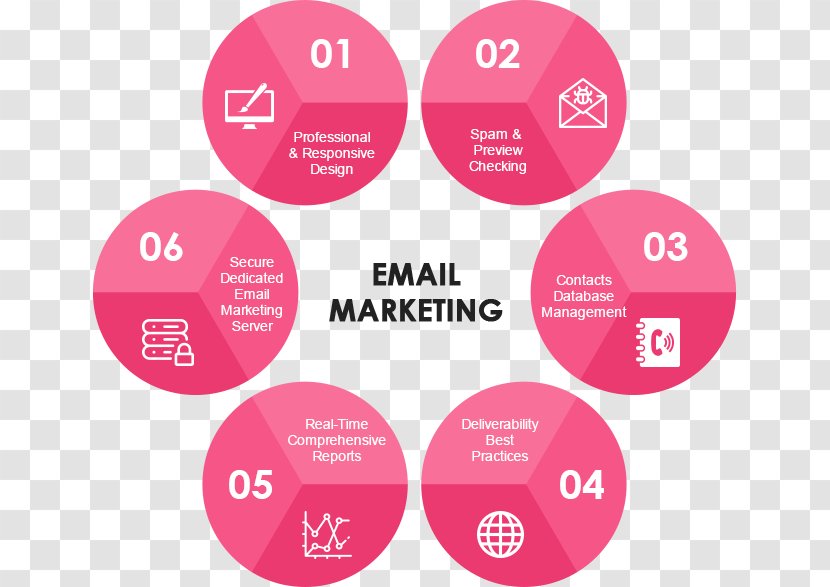 Digital Marketing Infographic Diagram Email - Brand Transparent PNG