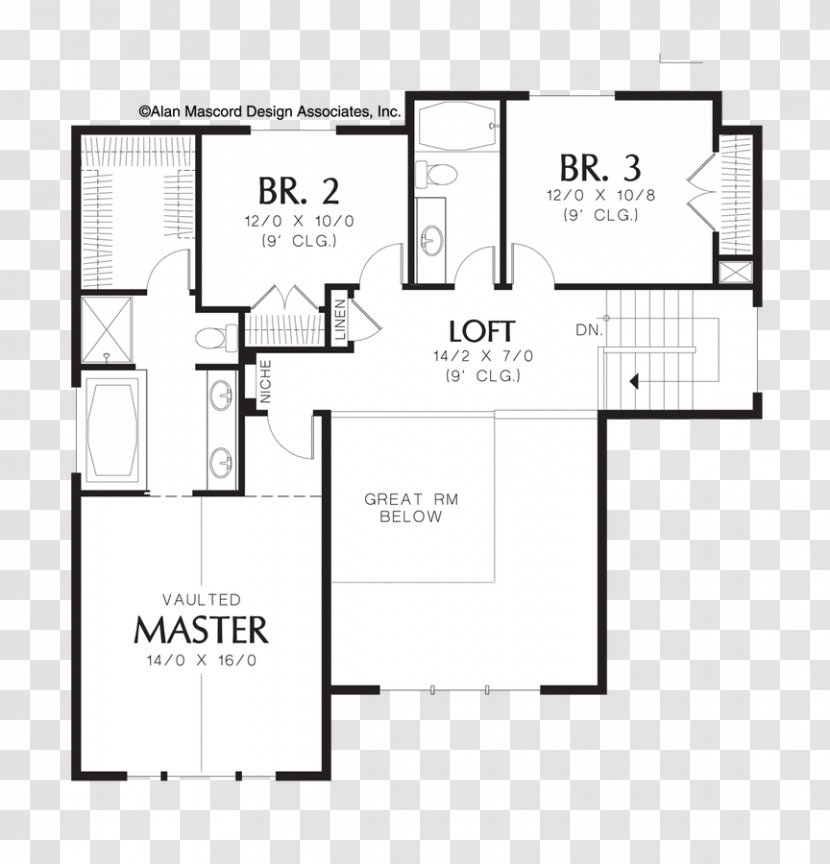 Floor Plan House Architecture - A Roommate On The Upper Transparent PNG