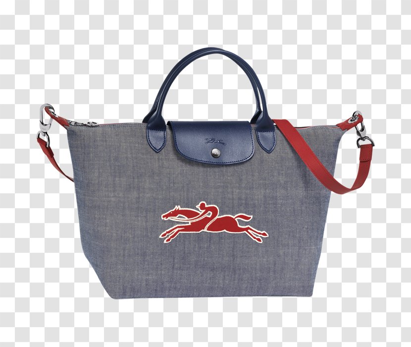 Longchamp Handbag Pliage Tote Bag Leather - Shoulder Strap - Origami Horse Transparent PNG