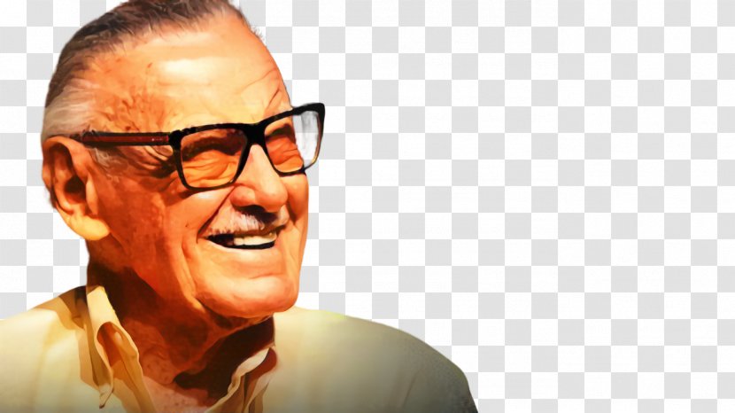 Stan Lee Comic Book Spider-Man Marvel Comics Superhero - Forehead - Glasses Transparent PNG