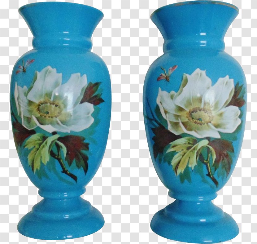 Vase Opaline Glass Milk Ceramic Transparent PNG