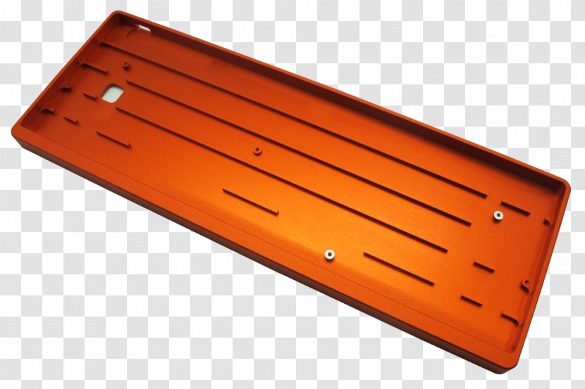 Rectangle Material - Orange - Aluminum Metal Case Transparent PNG
