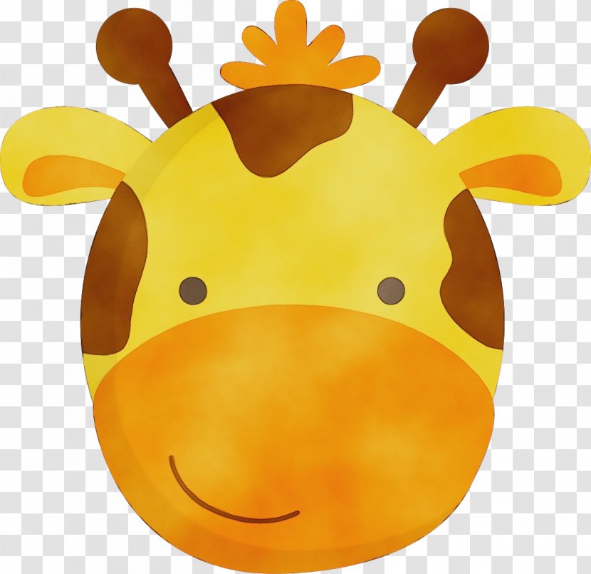 Watercolor Animal - Wet Ink - Smile Yellow Transparent PNG