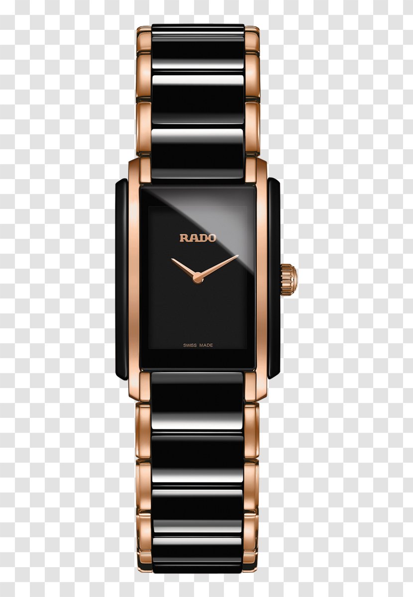Rado Watchmaker Swiss Made Diamond - Luxury Goods - Black Rose Phnom Penh Radar Watch Female Table Transparent PNG