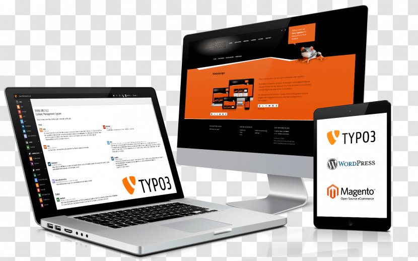 Content Management System Web Design Multimedia - Laptop Transparent PNG