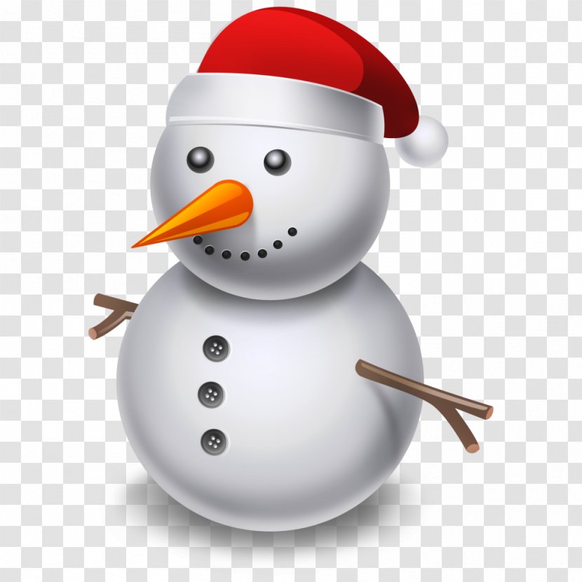 Snowman Clip Art - Beak - Vector Transparent PNG