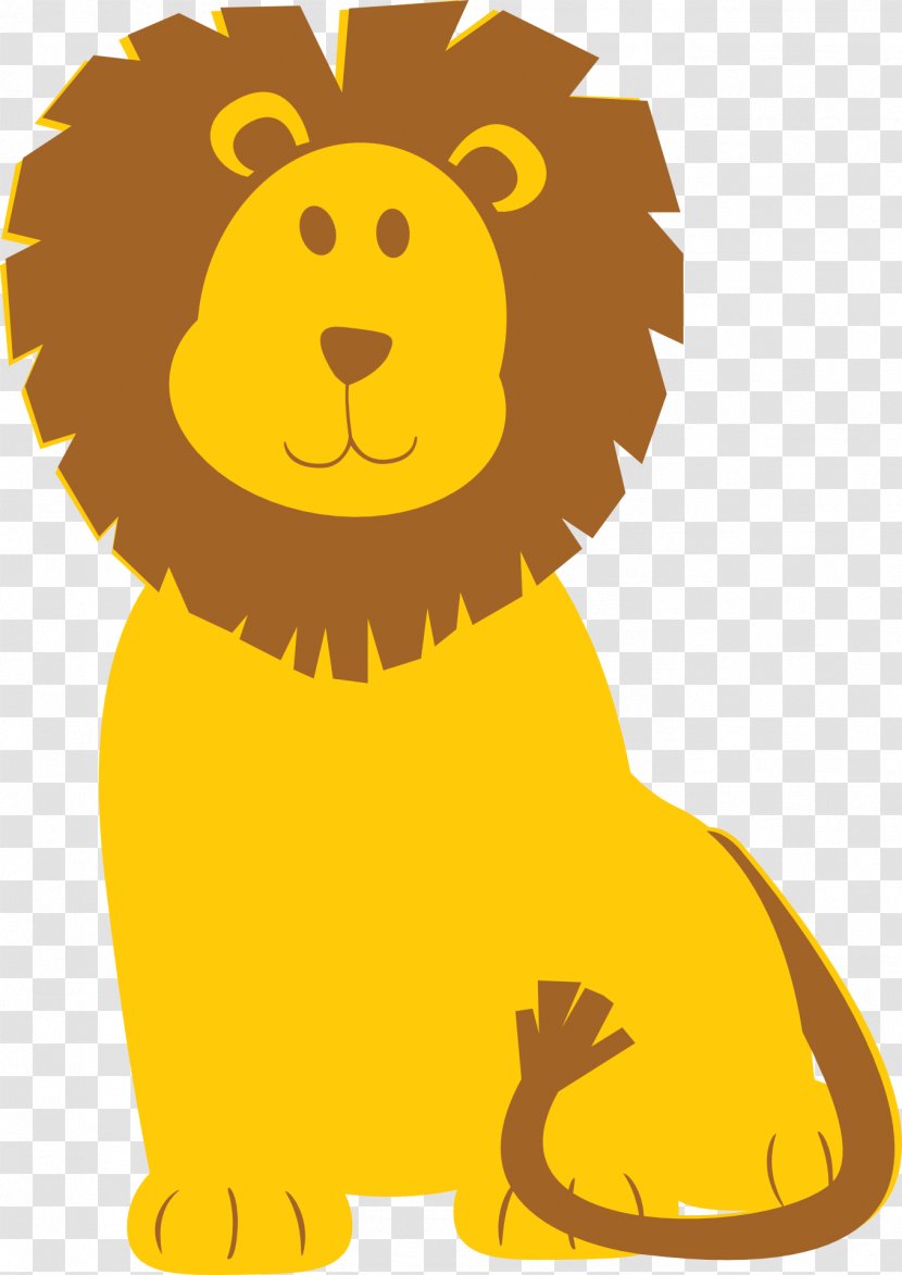 Lion Safari Clip Art - Big Cats Transparent PNG