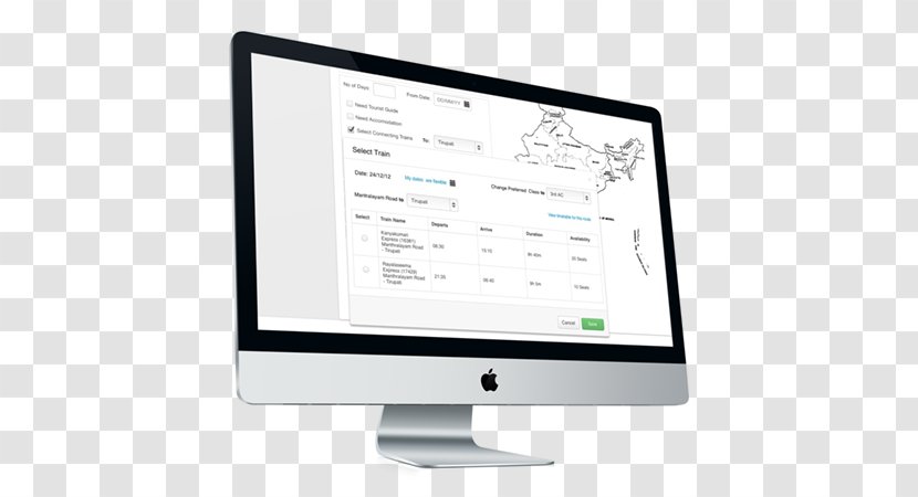 Vehicle Tracking System IMac Computer Monitors Display Device - Apple - Imac Mockup Transparent PNG