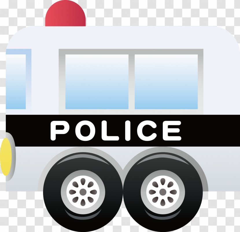 Police Car Prisoner Transport Vehicle - Motor - Decoration Design Vector Transparent PNG