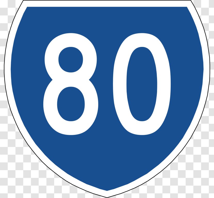 Australia Clip Art Road State Highway - Signage - U S Route 80 Transparent PNG