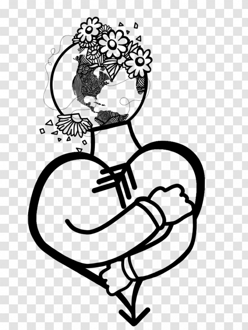 Drawing Visual Arts Line Art Thumb Love - Style Gesture Transparent PNG