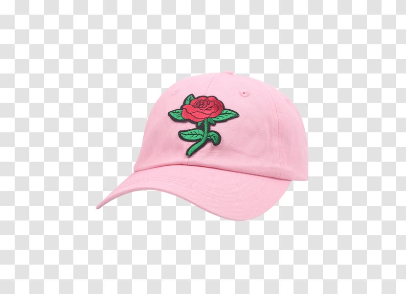 Baseball Cap Embroidery Pink M Transparent PNG