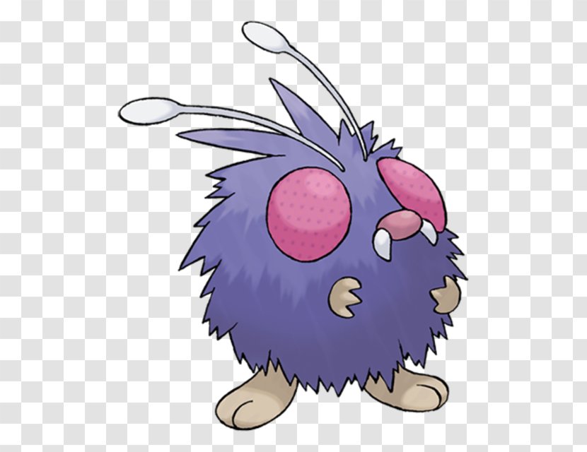 Venonat Venomoth Bug Poison Johto - Art Transparent PNG