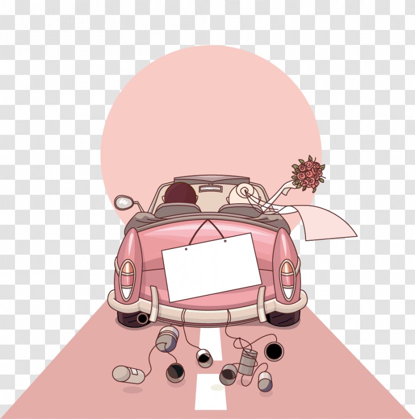 Wedding Invitation Cartoon Marriage - Product - Cars Transparent PNG