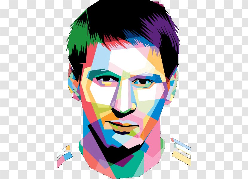 Lionel Messi WPAP Desktop Wallpaper - Smile Transparent PNG
