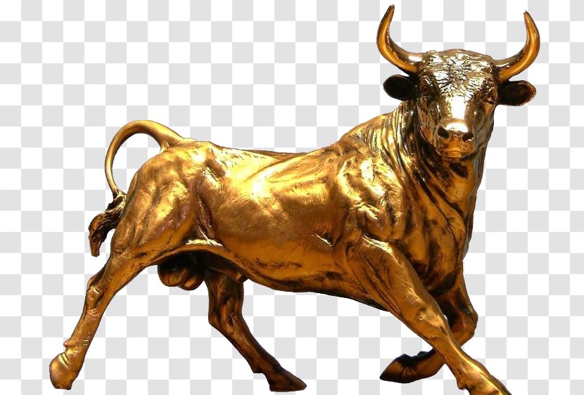 Bull Cattle Gold As An Investment Market - Horn Transparent PNG