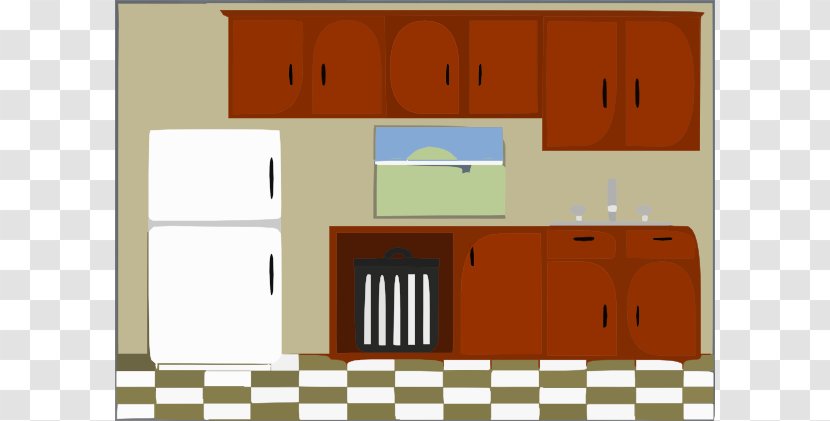 Kitchen Utensil Table Clip Art - Bedroom - Play Cliparts Transparent PNG