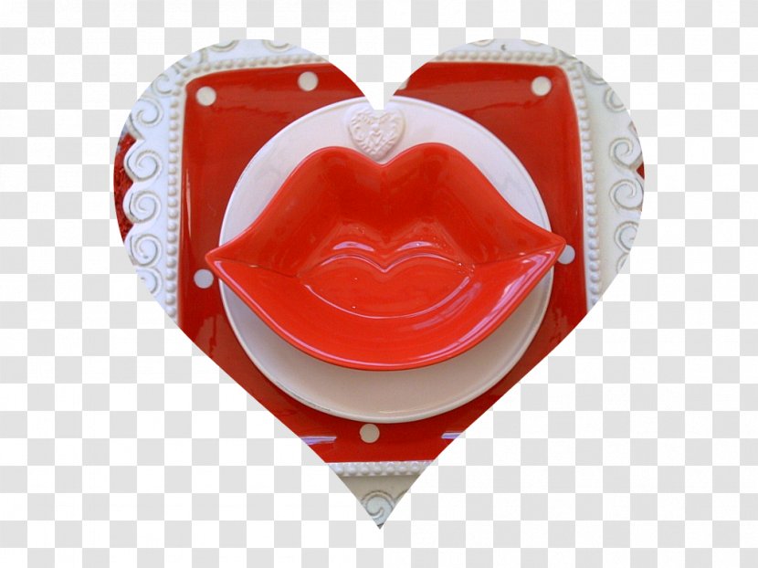 Valentine's Day Supper Heart Hershey's Kisses - Hershey S - Red Lips Transparent PNG