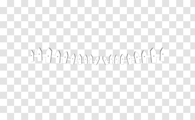 White Material Pattern - Rectangle - Picket Fence Transparent PNG