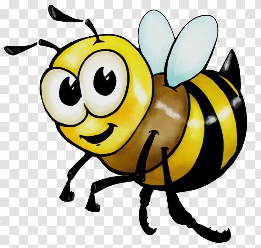 Bee Background - Wasp Smiley Transparent PNG