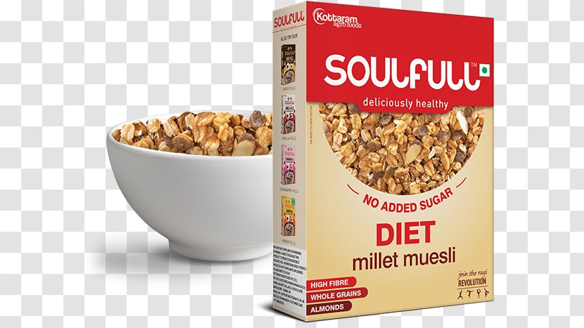 Muesli Breakfast Cereal Food Millet - Dietary Fiber Transparent PNG