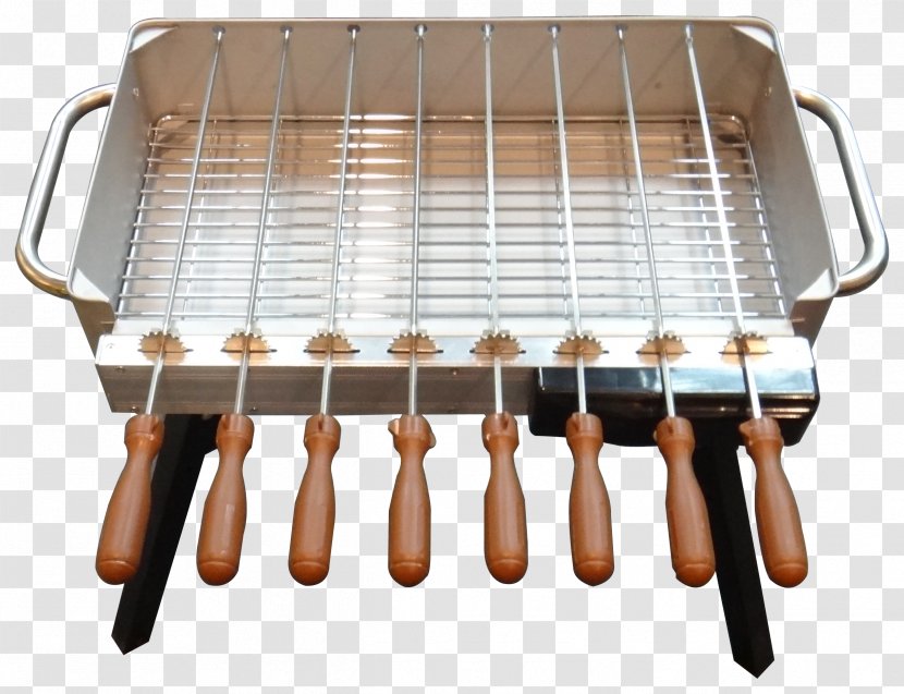 Barbecue Grilling Skewer Charcoal Griddle - Outdoor Grill - Skewers Transparent PNG
