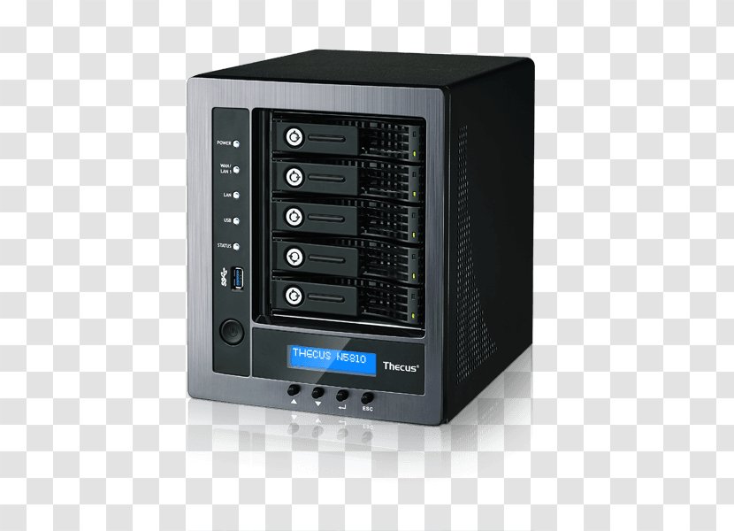 Network Attached Storage N5810PRO Systems Thecus Hard Drives QNAP Systems, Inc. - Serial Ata - Qnap Inc Transparent PNG
