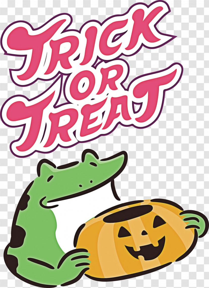 TRICK OR TREAT Happy Halloween Transparent PNG