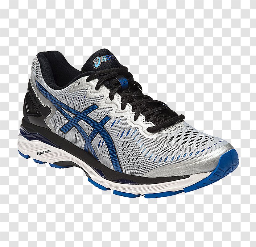 Asics Men's Gel-Kayano 23 Running Shoes Sports - Sportswear - Silver Court Transparent PNG