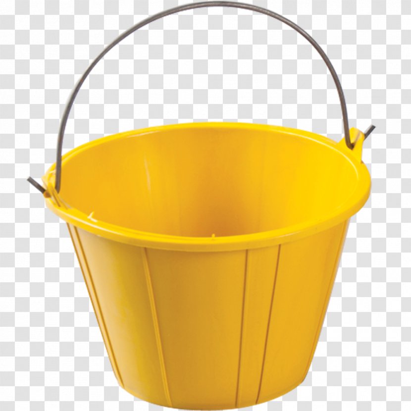 Bucket Pail Cement Plastic Yellow - Guan Hong Industries Sdn Bhd Transparent PNG