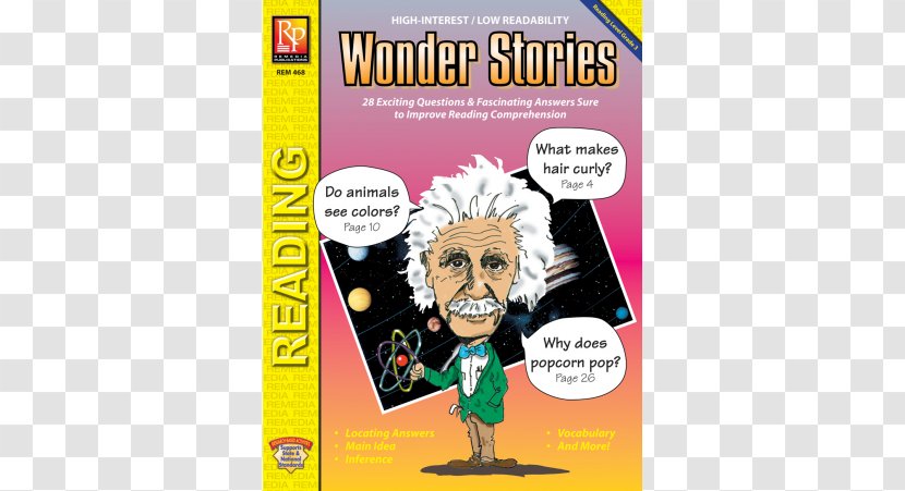 Wonder Stories (Reading Level 1) Readability Book - Text - Read Story Transparent PNG