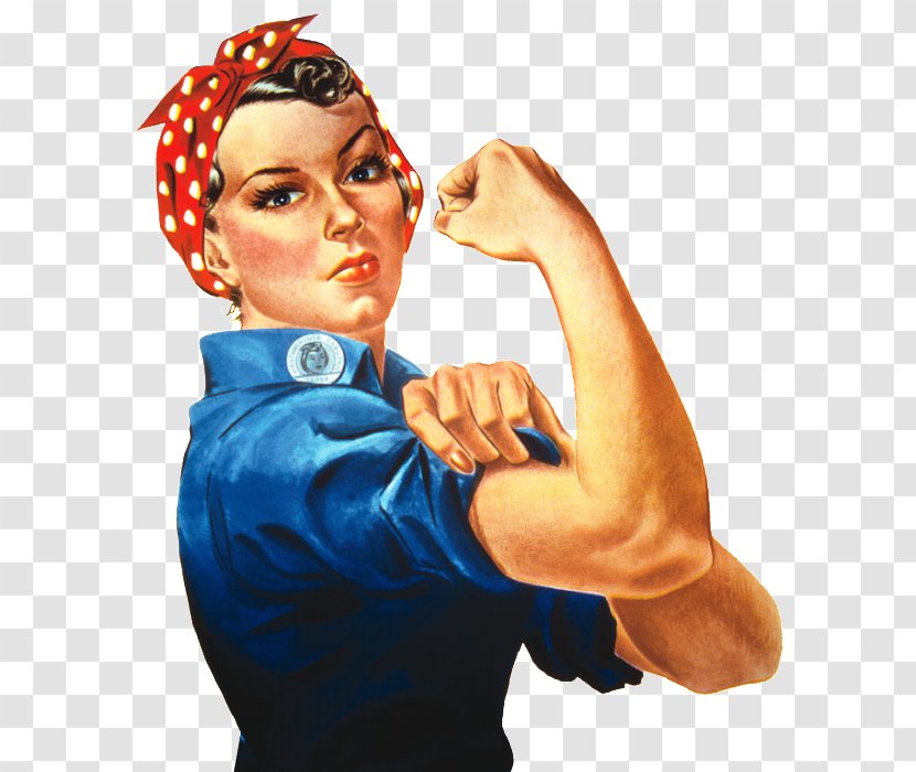 We Can Do It! United States Rosie The Riveter Second World War Paper - Poster Transparent PNG