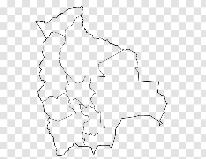 Municipalities Of Bolivia Blank Map Mapa Polityczna - White - Normal Transparent PNG