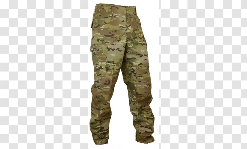 Camouflage Cargo Pants MultiCam Battle Dress Uniform Transparent PNG