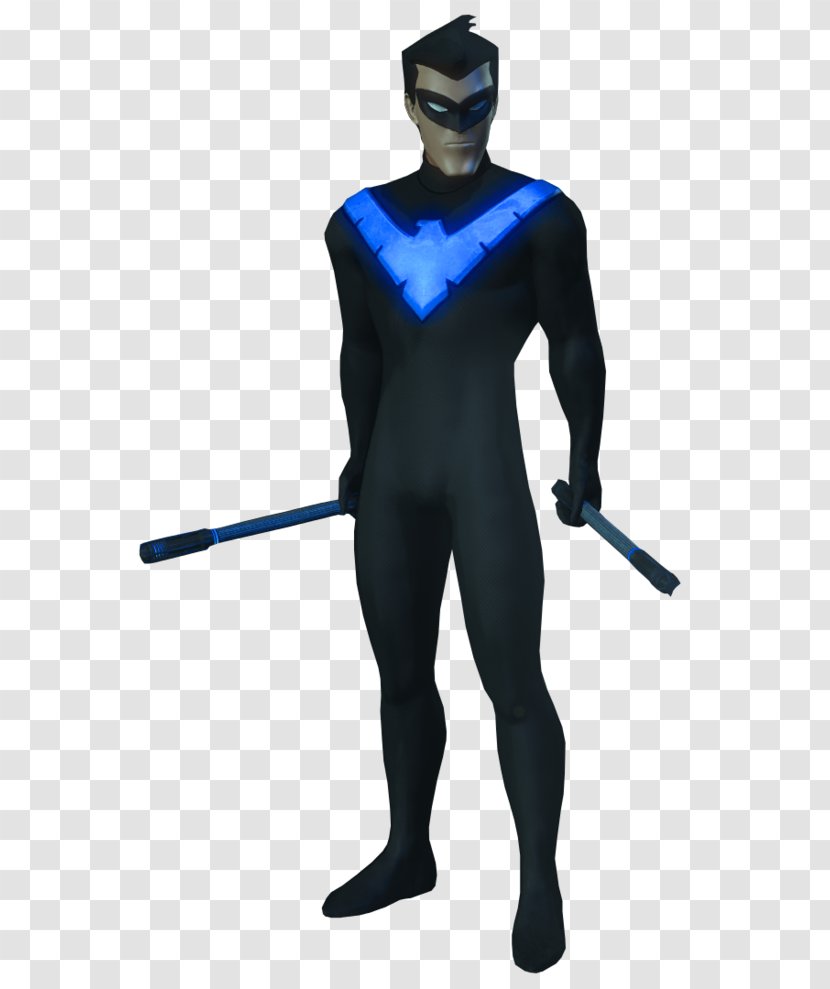 Wetsuit Costume Character Fiction - Fictional - Nightwing Transparent PNG