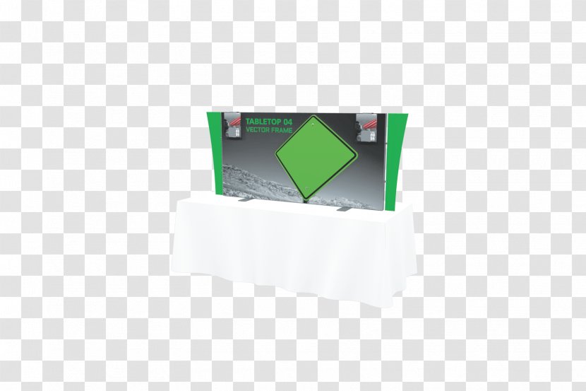 Brand Green Angle - Rectangle - Display Table Transparent PNG