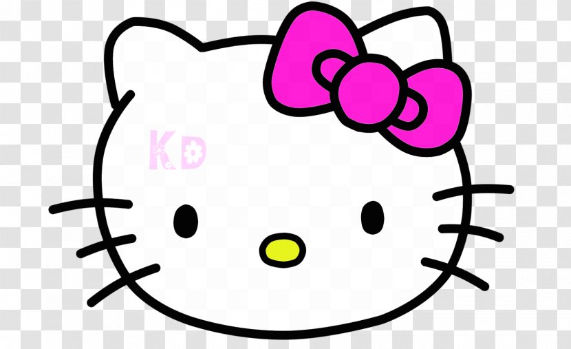 Hello Kitty Mask Drawing Clip Art - Heart Transparent PNG
