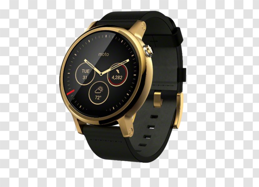 Moto 360 (2nd Generation) LG G Watch Mobile Phones Smartwatch - Smartphone - Gold Transparent PNG